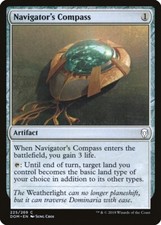 MTG Magic DOM Dominaria - 1x EN EX 225 C Navigator's Compass