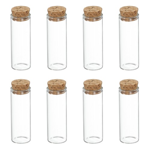 8pcs mini bottiglie vetro - 8pcs,