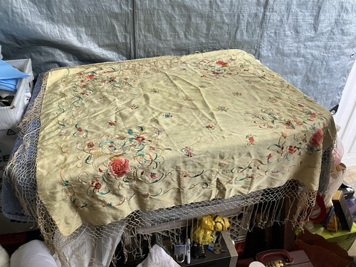 Vintage embroidered coffee - vintage,