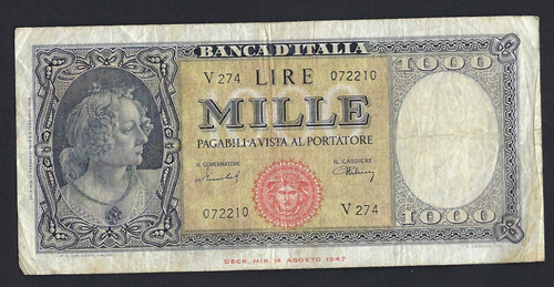 Repubblica italiana 1000 lire - repubblica,