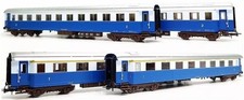 Rivarossi HR4324 carrozze FS tipo 46- R30/R33 Treno Azzurro Milano-Napoli 1:87