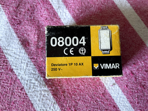 Vimar 08004 deviatore - deviatore, 10ax