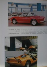 FIAT DINO FERRARI PININFARINA SALONE PARIGI 1967 MOTOR ITALIA
