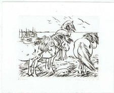 1 GRAVURE LITHOGRAPHIE GASTON