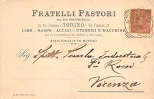 6709) FRATELLI PASTORI (TORINO) LIME, RASPE, ACCIAI, UTENSILI E MACCHINE.