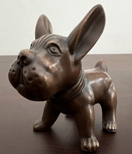 Antica statuina bulldog