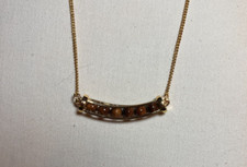 Collana hawaiana koa bead - bead, bar