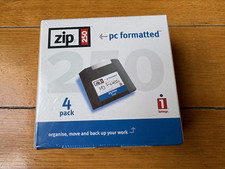 Lot of 4x Brand new ZIP 250 MB