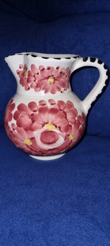 Vaso decorato mano vintage - decorato,
