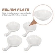 4 PCS Piattini in ceramica