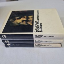 (Argan) Storia dell'arte moderna 1972 Sansoni 3 volumi