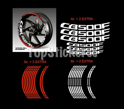 Honda cb500f adesivi cerchi - adesivi,