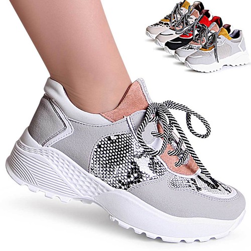 Sneaker chunky velours - in, con