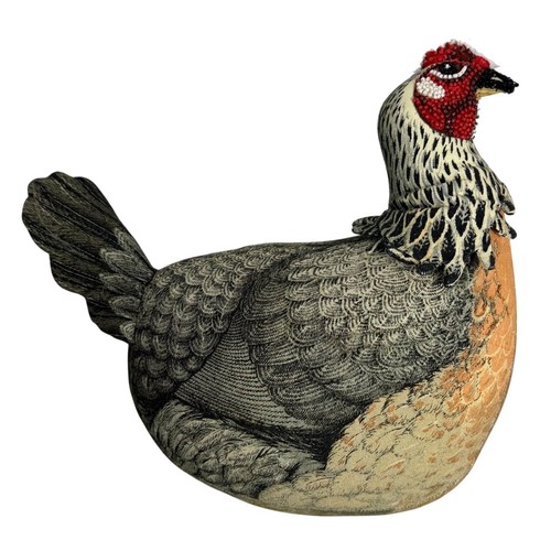 Cuscino peluche pollo con