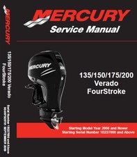 Mercury 135 150 175 200 - , verado