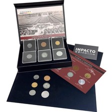 IMPACTO COLLECCIONABLES - 6 monete tedesche seconda guerra mondiale (1936-1945) | Set COA Terzo Reich