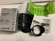 Panasonic LUMIX 45-175mm F4.0-5.6 obiettivo zoom USATO nero con scatola ottimo Giappone