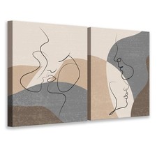 Set di quadri astratti su tela