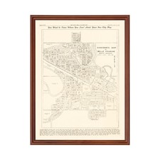 Old Map of Belle Fourche, SD