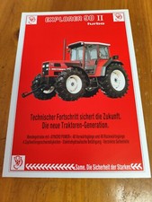 Brochure depliant trattore