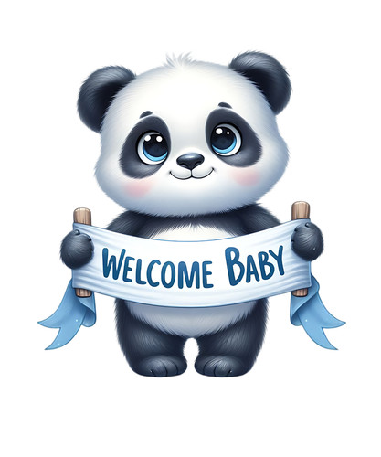 Adesivi auto welcome baby - auto,