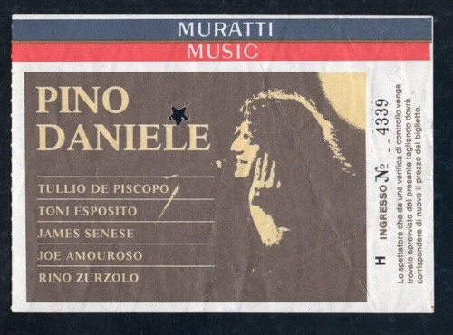 Pino daniele vai tour - pino,