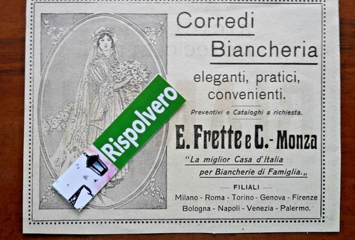 Pubblicità ritaglio anno 1916 - pubblicità,