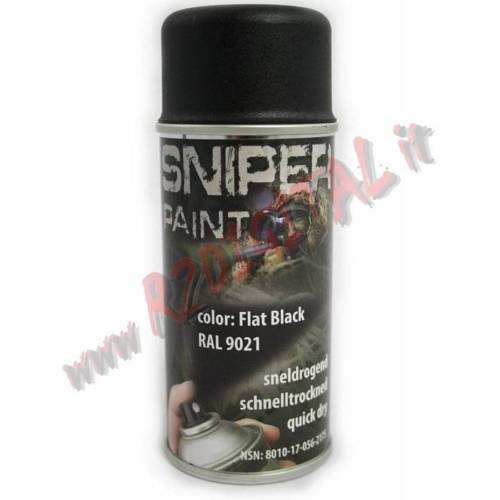 Vernice spray fosco black nero - fosco,