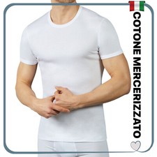 T-shirt da uomo bianca manica