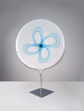 Escultura de cristal Tondo de Bruno Gambone para VeArt 1970s