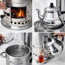 Samovar Teiera Acciaio Inox