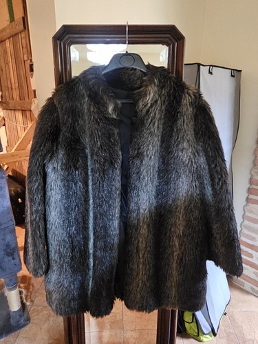 Pelliccia sintetica vintage - sintetica,