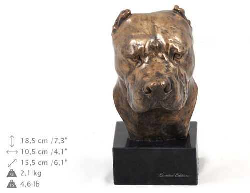 Dogo argentino dog bust - argentino,,