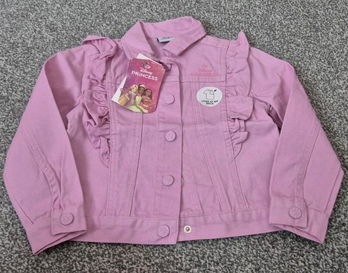 Girls disney denim jacket coat - disney,