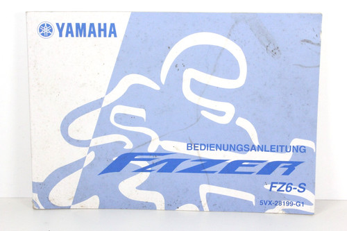 Yamaha fazer fz6 - yamaha, manuale