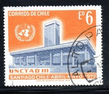 CHILE, 6 ESCUDOS,  MATASELLOS
