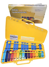 GLOCKENSPIEL ANGEL AG25N3 METALLOFONO 25 PIASTRE COLORATE - CUSTODIA - BACCHETTE