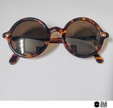 Giorgio Armani 129 occhiali da sole rotondi vintage 1980s (small)