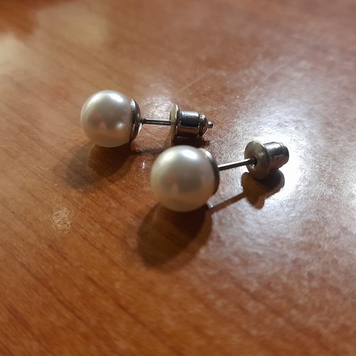Orecchini vintage lobo sfera - vintage,
