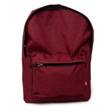 Zaino bordeaux uomo donna tela