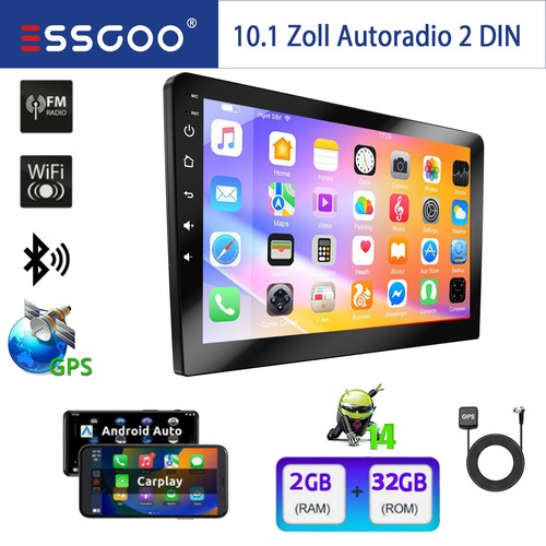 Autoradio 32gb android 14 - autoradio, 2+32gb