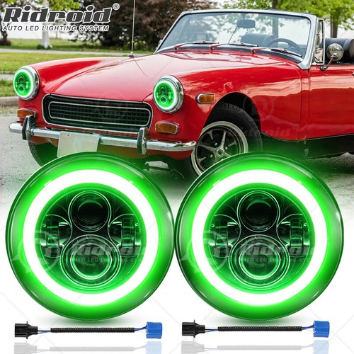 Coppia fari led tondi - , 7"