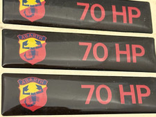 1x Vecchio Stemma Targa Abarth