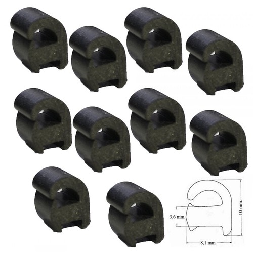 10pz gommini antigraffio - 10pz,