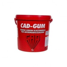 Guaina liquida ROSSA impermeabilizzazioni CAD GUM incapsulamento amianto 20 kg.