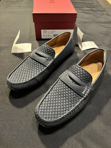 Autentici mocassini bally blu - mocassini,