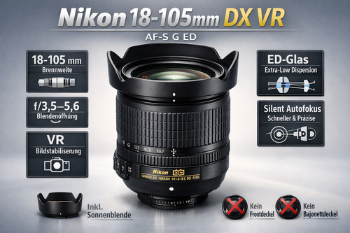 Nikon 105 dx vr - vr, |