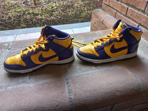 Nike dunk high lakers size - nike,