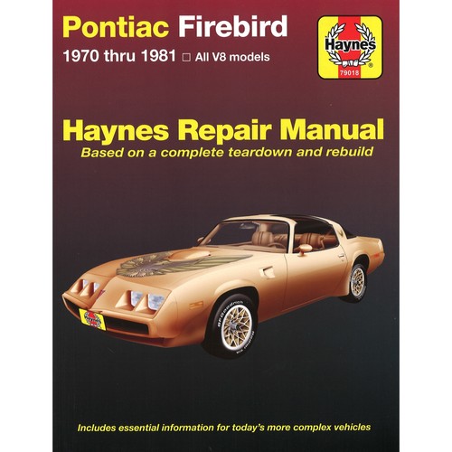 Pontiac firebird 1970 - firebird, 1970-1981