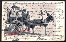 ah5017 - CARTOLINA D'EPOCA - Palermo Città - Carretto Siciliano